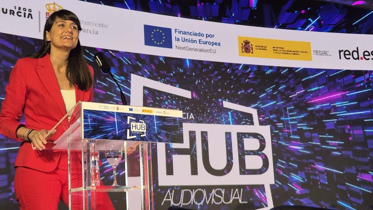 Intervención en el acto de inauguración del HUB Audiovisual de Murcia